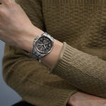 CITIZEN 星辰 電波時計30週年限定 鈦 光動能萬年曆電波手錶 AT8254-61E, , large