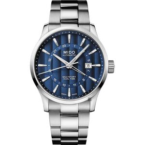 MIDO美度 Multifort GMT 先鋒機械錶-藍/42mm  M0384291104100