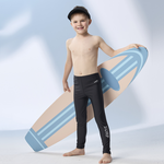 莫妮娜 台灣製 兒童 運動機能長褲 黑 (男女適用), , large