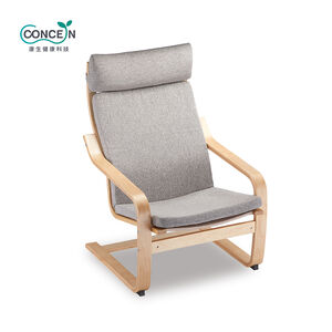 康生 休閒曲木椅-灰 CON-778