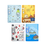 uglyrabbit A5 20-Hole Loose-Leaf Notebook-Blue, , large