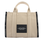 Marc Jacobs THE JACQUARD TOTE 雙色中款托特包/淺米色/黑色, , large