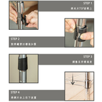 【Y HOUSE】60x45x210公分 三層雙桿波浪衣櫥/烤漆層架/衣架/鐵力士架-白色, , large