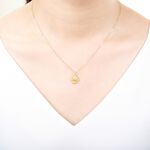 【Angel & Me】荷花 蓮花 Lotus s925 純銀厚鍍24k純金 項鍊 生日 情人節 禮物, , large