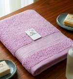 凱美浴巾｜藍色單入  MIT台灣製 雨傘牌 LOGO浴巾 頂級12兩超厚實 純棉緞檔 品牌授權, , large