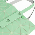 ISSEY MIYAKE BAO BAO LUCENT 6x6 霧面雙色托特包(淺綠色/綠色), , large