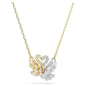 SWAROVSKI 施華洛世奇 Swan 雙天鵝 愛與美水晶項鍊(5714934)