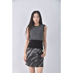 (XS（含）以下) miu miu無袖黑色上衣二手衣, , large