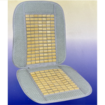 【CAR WAY】CAR WAY Bamboo Seat Cushion L-Shaped - Comfortable & Cool (Bamboo Mahjong Seat Cushion), , large