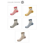 【BVD】熊熊1/2童襪<中灰13-16cm>B571 短襪 襪子, , large