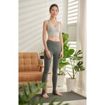 YOGA FLOW Alma Bra - 麻花短版上衣 - 銀灰白 Grey Light, , large
