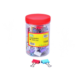 【 徠福 】彩色兩用票夾72支入-25mm / 筒 NO.411, , large
