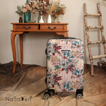 NaSaDen [ Floral Pink ] 22" Carry on Zipper Luggage, , large