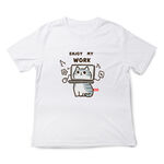JZ TEE American Shorthair - Enjoy My Work Graphic Tee, , large