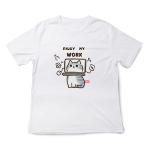 JZ TEE American Shorthair - Enjoy My Work Graphic Tee