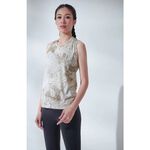 YOGA FLOW Striking Out Split - 寬肩背開衩罩衫 - 佩斯利花紋 Paisley, , large