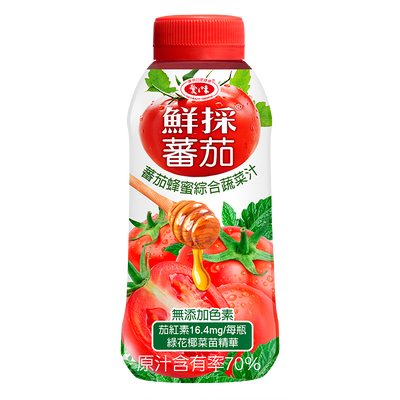 愛之味蕃茄蜂蜜綜合蔬菜汁400ml