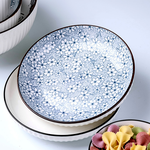 8吋陶瓷深盤【20款可選】陶瓷 圓盤 菜盤 濃湯盤 水餃盤 牛排盤 沙拉盤 水果盤 北歐風 卡通 赫本風 陶瓷盤 田園風 盤子, , large