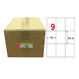 【龍德】LONGDER 三用電腦標籤 A4 9格 70*98.9mm 白色 1000張/箱 LD-896-W-B(適用雷射、噴墨、影印)