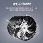 110V Exhaust Fan - Black 10-inch + 1.5m Power Cord (Adjustable Speed), , large