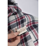 (XL) lativ質感格紋灰色外套二手衣, , large