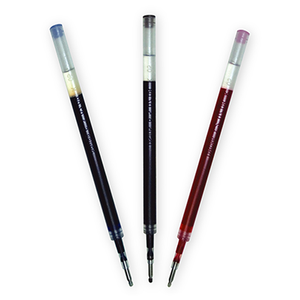 【O.B.】中性筆芯 0.38mm 藍/黑/紅芯 單色12支/組 OB-2538R 適用2538筆 - 多款可選