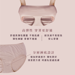【Clany可蘭霓】台灣製絲蛋白美膚內褲 ｜莫代爾親膚透氣低敏・中腰女內褲 M&ndash;XL 可可咖 2152-15 環保安心染劑, , large