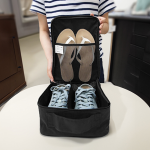 旅行鞋袋【6色可選】 收納 三雙可放 防潑水 鞋子收納 外出 旅行 鞋子收納袋
