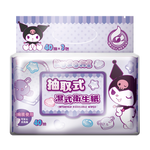 [寶富華]酷洛米抽取式濕式衛生紙40抽×3包, , large