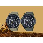 CASIO 卡西歐 Outdoor 潛水風運動手錶-卡其 MRW-210H-5A, , large