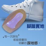 GS MALL 台灣製造 一組2入 腳跟鞋墊 腳跟墊 足跟墊 內增高墊 鞋墊 足弓鞋墊 鞋材 後跟墊  增高鞋墊, , large