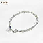 【Gulicc】古莉可 手鍊 歐美流行麻花紐繩手鍊4MM, , large