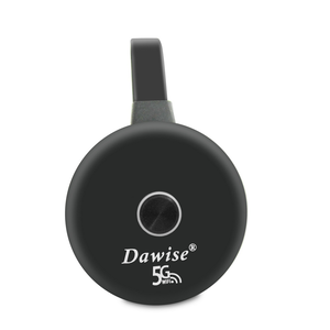 【圓形款4K超高清】四核心Dawise-5G雙頻全自動無線影音鏡像器(附4大好禮)