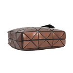 ISSEY MIYAKE BAO BAO CARAT 3X3 亮面手提小方盒/焦糖棕, , large