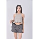 (L) tokyo fashion格紋綠色短褲二手衣, , large