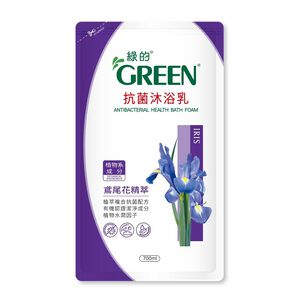 綠的抗菌沐浴乳鳶尾花精萃補充包700ml
