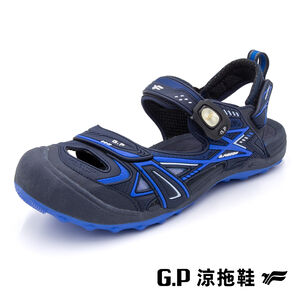 G.P休閒男涼鞋G3842M-藍色44