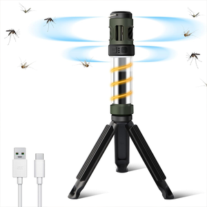 Free mosquito repellent tablets, outdoor LED mosquito repellent camping light, portable outdoor mosquito repellent device, rechargeable super bright camping flashlight, portable fishing hanging light, tripod included.