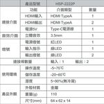 昌運監視器 HSP-2222P (取代HSP-2222F) 一進二出 HDMI2.0 HDMI廣播分配器, , large