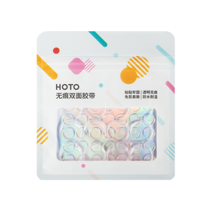 〔佳美能〕HOTO 小猴 無痕 雙面膠帶 圓 (QWNMJD002) 魔術膠帶 防水膠帶 無痕膠帶 雙面膠