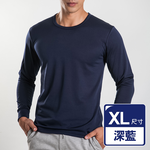Drawstring Fleece Warm Jacket_Crew Neck_Men's_Gray, , large