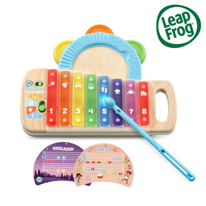 官方直營【LeapFrog】彩虹木琴鈴鼓組