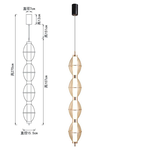 【卡米達】50W三色變光吊燈(CA5108P-50W), , large