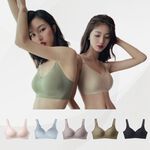 【A&R】歐式無痕美胸顯瘦大尺碼內衣 - 唯美藍,XL(80ED/85BCD), , large