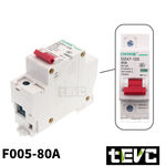 《tevc》F005 DC無熔絲 1P 直流 空氣開關  80A, , large