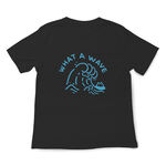 JZ TEE 貓咪手手-海浪 印花短袖T恤, , large