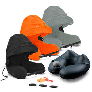 [桃品國際] ARKY Somnus Travel Pillow 咕咕旅行枕-按壓充氣版 橘色