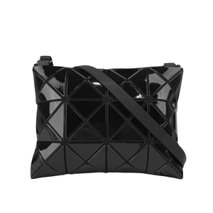 ISSEY MIYAKE BAO BAO LUCENT 3X4 亮面斜背包/黑色