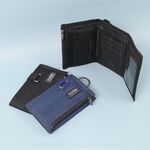 【MQ】Nylon tri-fold short clip, , large