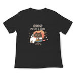 JZ TEE Black Cat-So Busy Graphic Tee, , large